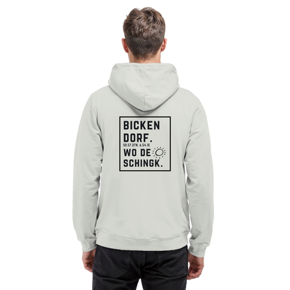Wo de Sonn schingk - Bickendorf Druck Rücken - Basic Unisex Hoodie