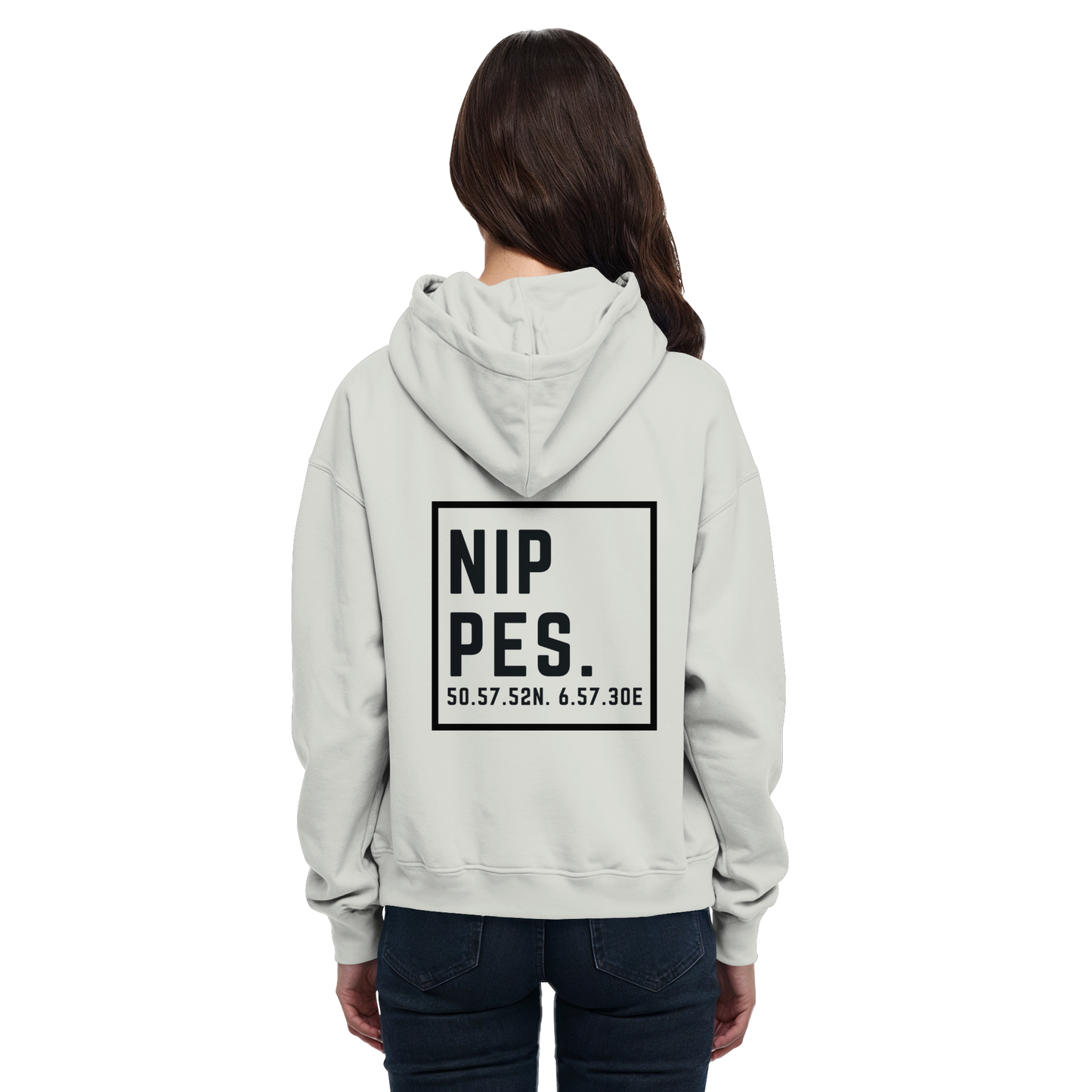 Nippes Koordinaten (großer Druck auf dem Rücken) - Basic Unisex Hoodie