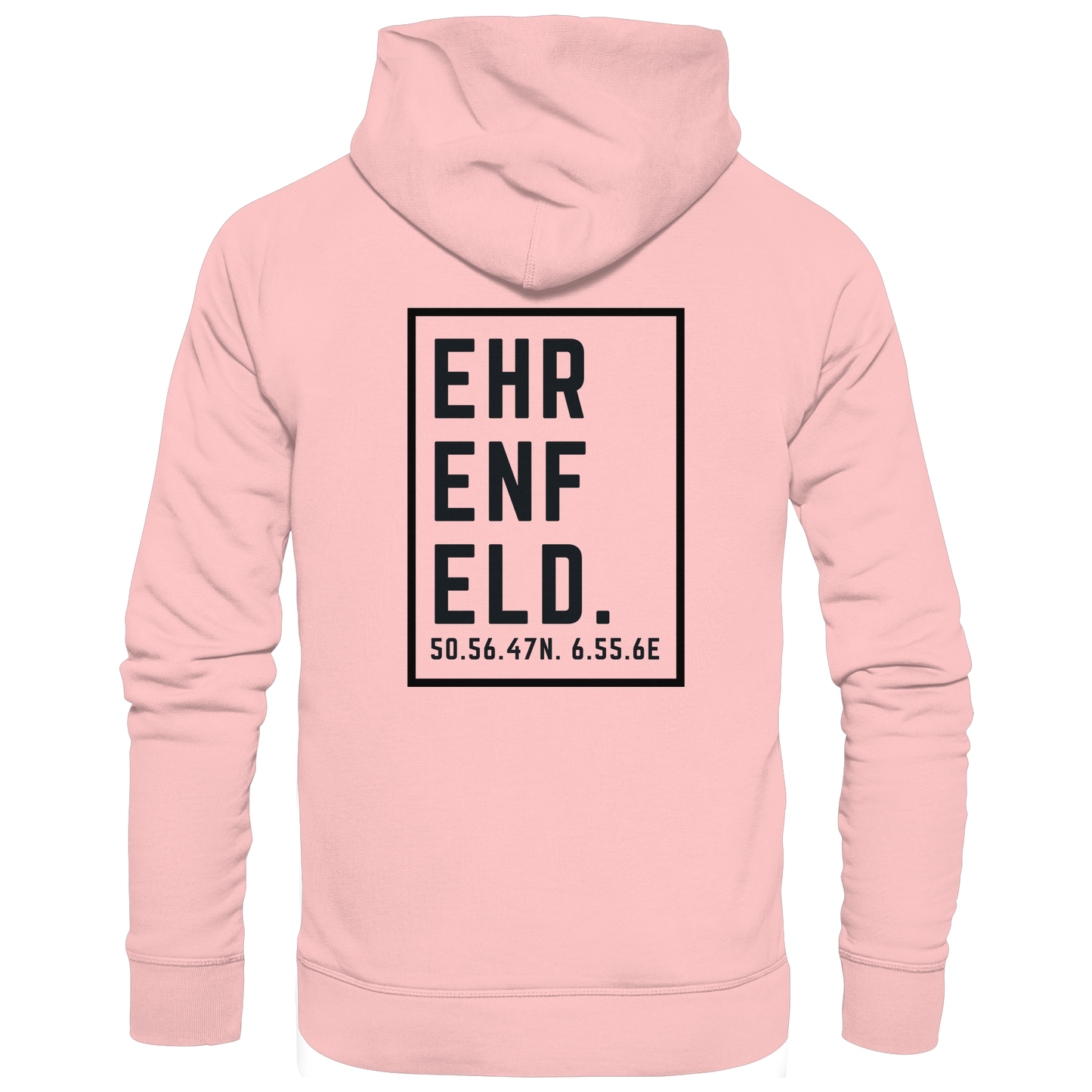 Ehrenfeld Koordinaten (großer Druck auf dem Rücken) - Basic Unisex Hoodie