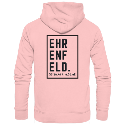 Ehrenfeld Koordinaten (großer Druck auf dem Rücken) - Basic Unisex Hoodie