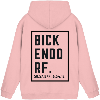 Bickendorf Koordinaten (großer Druck auf dem Rücken) - Basic Unisex Hoodie