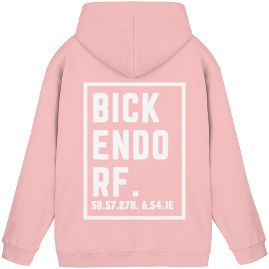 Bickendorf Koordinaten (großer Druck auf dem Rücken) - Basic Unisex Hoodie