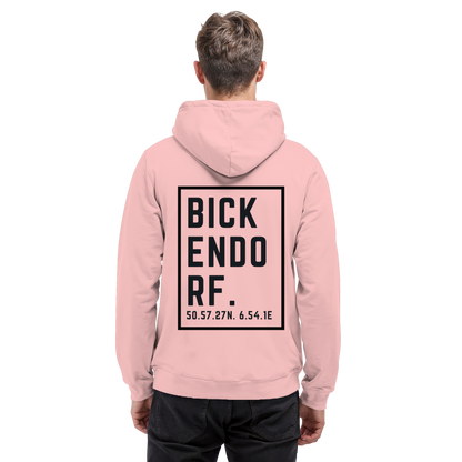 Bickendorf Koordinaten (großer Druck auf dem Rücken) - Basic Unisex Hoodie