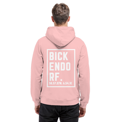 Bickendorf Koordinaten (großer Druck auf dem Rücken) - Basic Unisex Hoodie