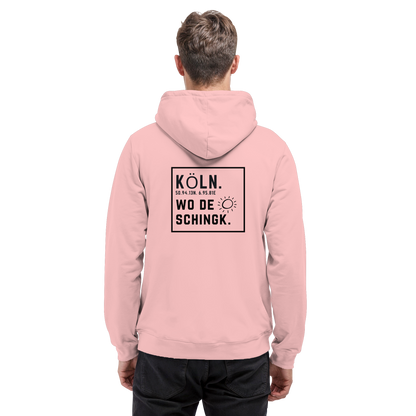 Wo de Sonn schingk - Köln Druck Rücken  - Basic Unisex Hoodie