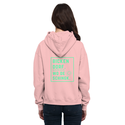 Wo de Sonn schingk - Bickendorf Druck Rücken - Basic Unisex Hoodie