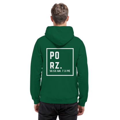 Porz Koordinaten (großer Druck Rücken) - Basic Unisex Hoodie