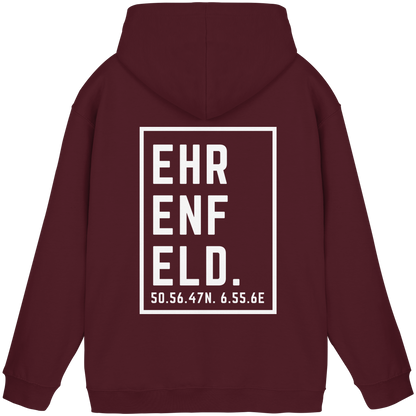 Ehrenfeld Koordinaten (großer Druck auf dem Rücken) - Basic Unisex Hoodie