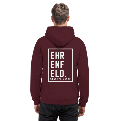 Ehrenfeld Koordinaten (großer Druck auf dem Rücken) - Basic Unisex Hoodie