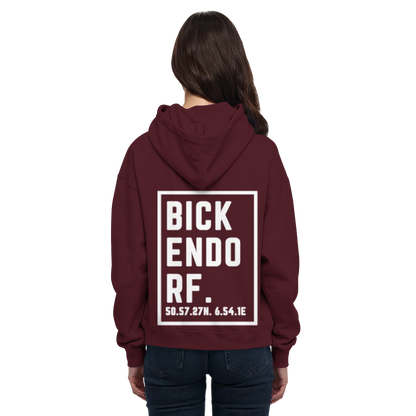 Bickendorf Koordinaten (großer Druck auf dem Rücken) - Basic Unisex Hoodie