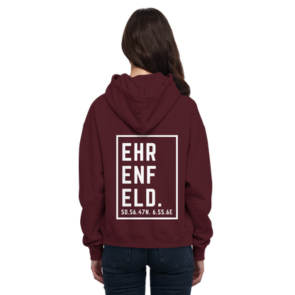 Ehrenfeld Koordinaten (großer Druck auf dem Rücken) - Basic Unisex Hoodie