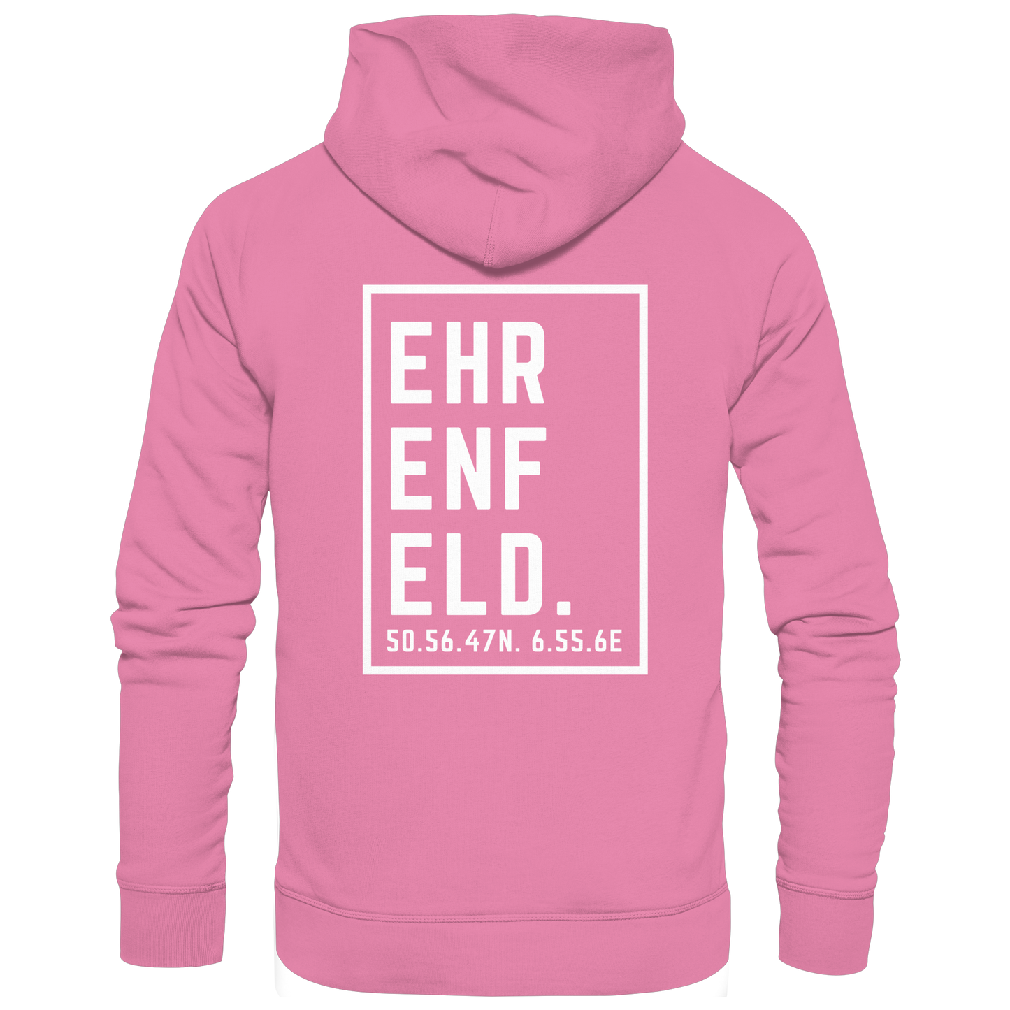 Ehrenfeld Koordinaten (großer Druck auf dem Rücken) - Basic Unisex Hoodie
