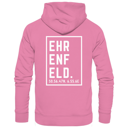 Ehrenfeld Koordinaten (großer Druck auf dem Rücken) - Basic Unisex Hoodie