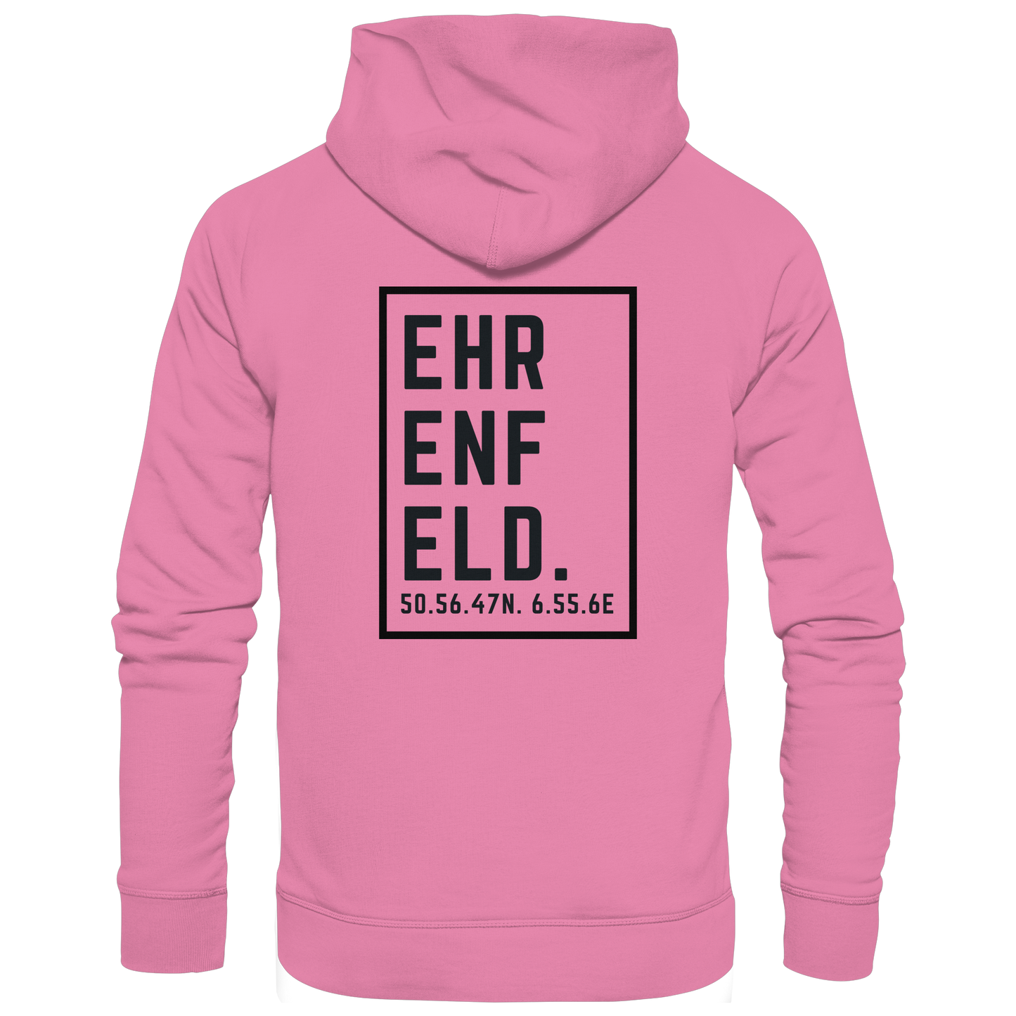 Ehrenfeld Koordinaten (großer Druck auf dem Rücken) - Basic Unisex Hoodie