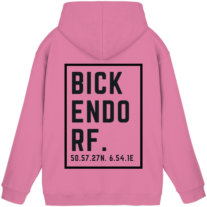 Bickendorf Koordinaten (großer Druck auf dem Rücken) - Basic Unisex Hoodie