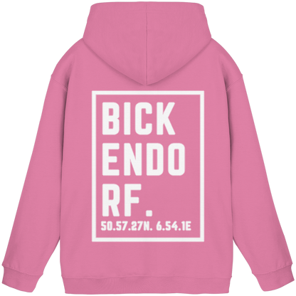 Bickendorf Koordinaten (großer Druck auf dem Rücken) - Basic Unisex Hoodie