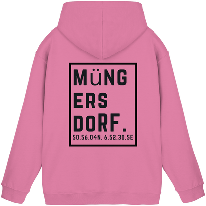 Müngersdorf Koordinaten (großer Druck auf dem Rücken) - Basic Unisex Hoodie