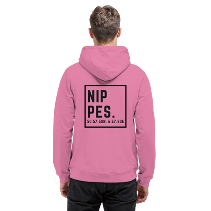 Nippes Koordinaten (großer Druck auf dem Rücken) - Basic Unisex Hoodie