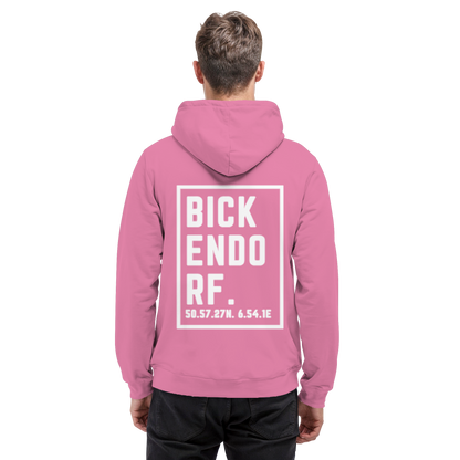 Bickendorf Koordinaten (großer Druck auf dem Rücken) - Basic Unisex Hoodie
