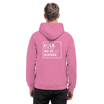 Wo de Sonn schingk - Köln Druck Rücken  - Basic Unisex Hoodie