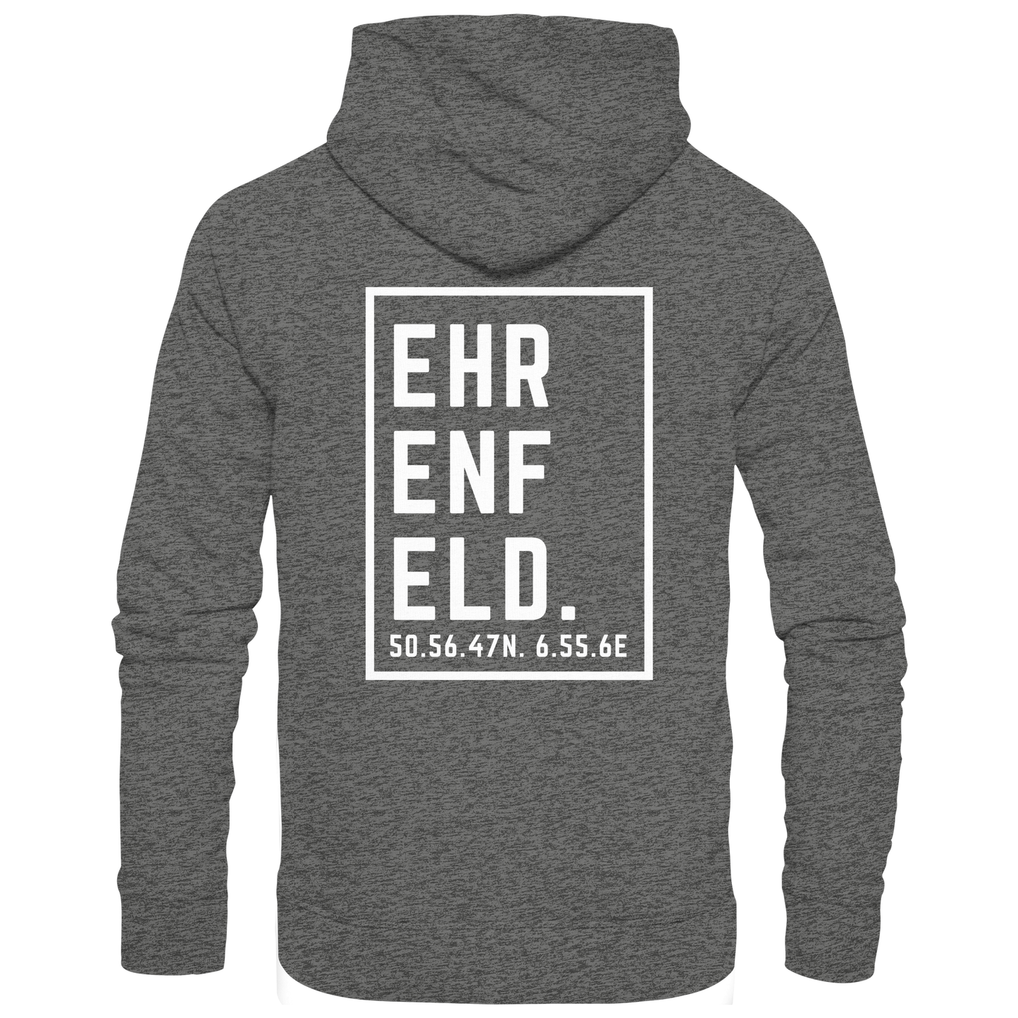 Ehrenfeld Koordinaten (großer Druck auf dem Rücken) - Basic Unisex Hoodie