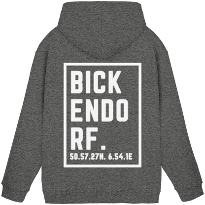 Bickendorf Koordinaten (großer Druck auf dem Rücken) - Basic Unisex Hoodie