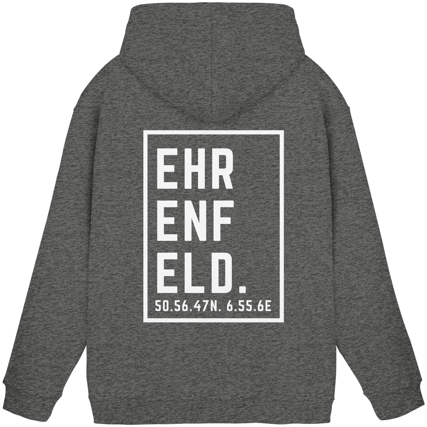 Ehrenfeld Koordinaten (großer Druck auf dem Rücken) - Basic Unisex Hoodie