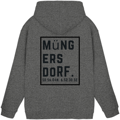 Müngersdorf Koordinaten (großer Druck auf dem Rücken) - Basic Unisex Hoodie