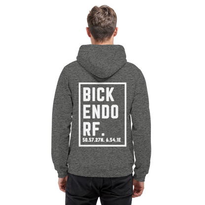 Bickendorf Koordinaten (großer Druck auf dem Rücken) - Basic Unisex Hoodie