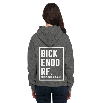 Bickendorf Koordinaten (großer Druck auf dem Rücken) - Basic Unisex Hoodie