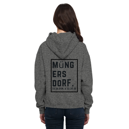 Müngersdorf Koordinaten (großer Druck auf dem Rücken) - Basic Unisex Hoodie