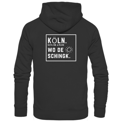 Wo de Sonn schingk - Köln Druck Rücken  - Basic Unisex Hoodie
