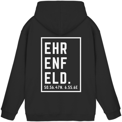 Ehrenfeld Koordinaten (großer Druck auf dem Rücken) - Basic Unisex Hoodie