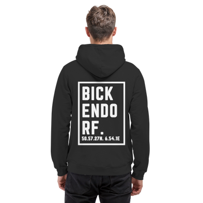 Bickendorf Koordinaten (großer Druck auf dem Rücken) - Basic Unisex Hoodie