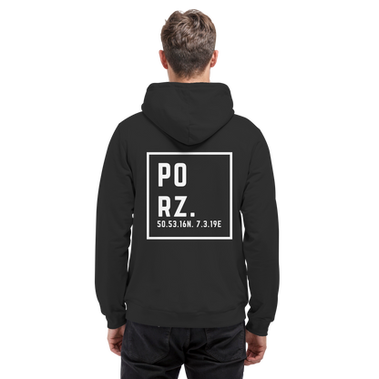 Porz Koordinaten (großer Druck Rücken) - Basic Unisex Hoodie