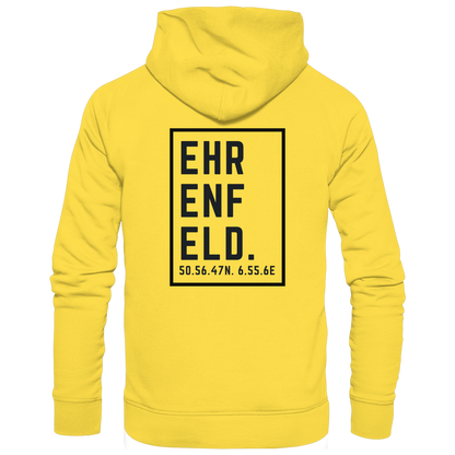 Ehrenfeld Koordinaten (großer Druck auf dem Rücken) - Basic Unisex Hoodie