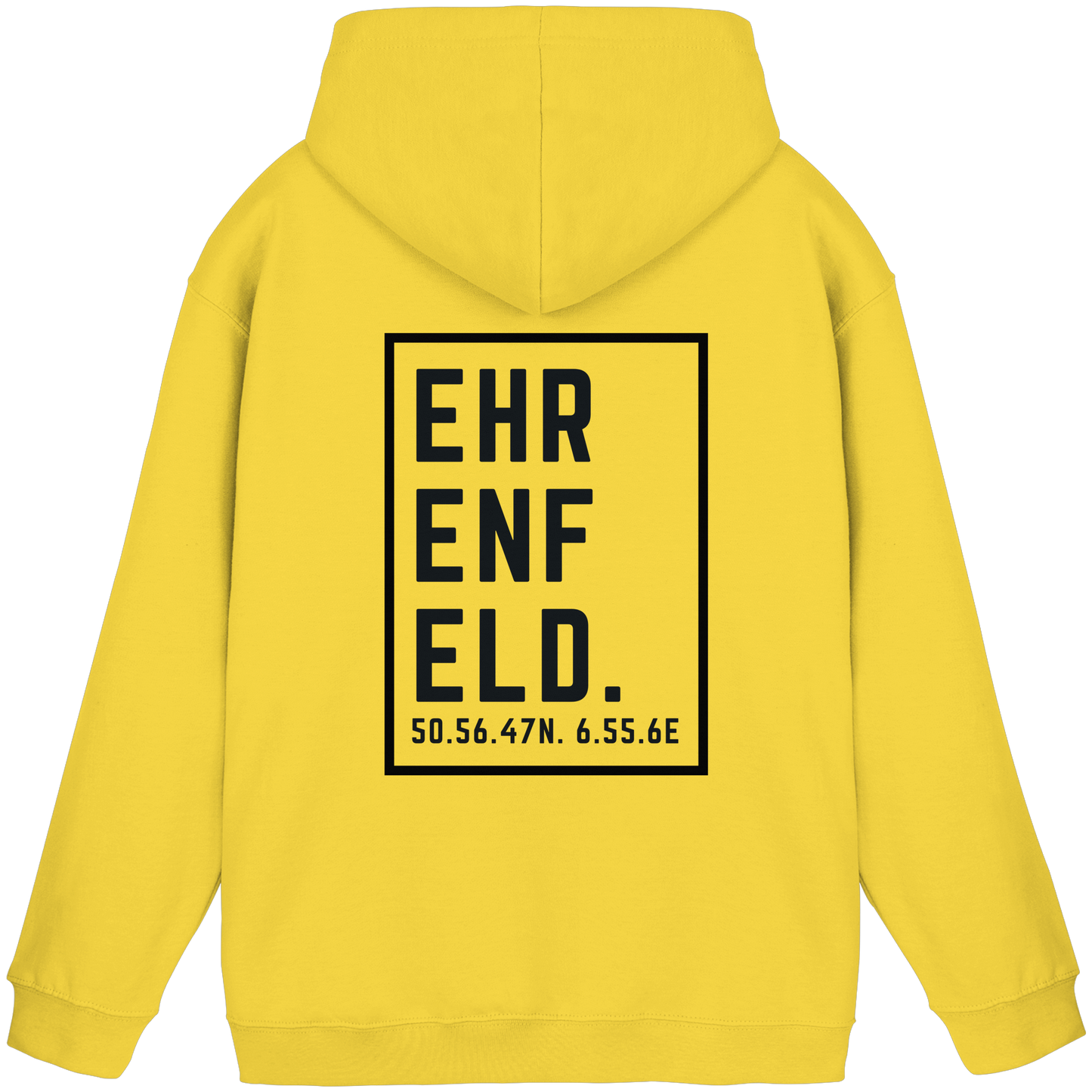 Ehrenfeld Koordinaten (großer Druck auf dem Rücken) - Basic Unisex Hoodie