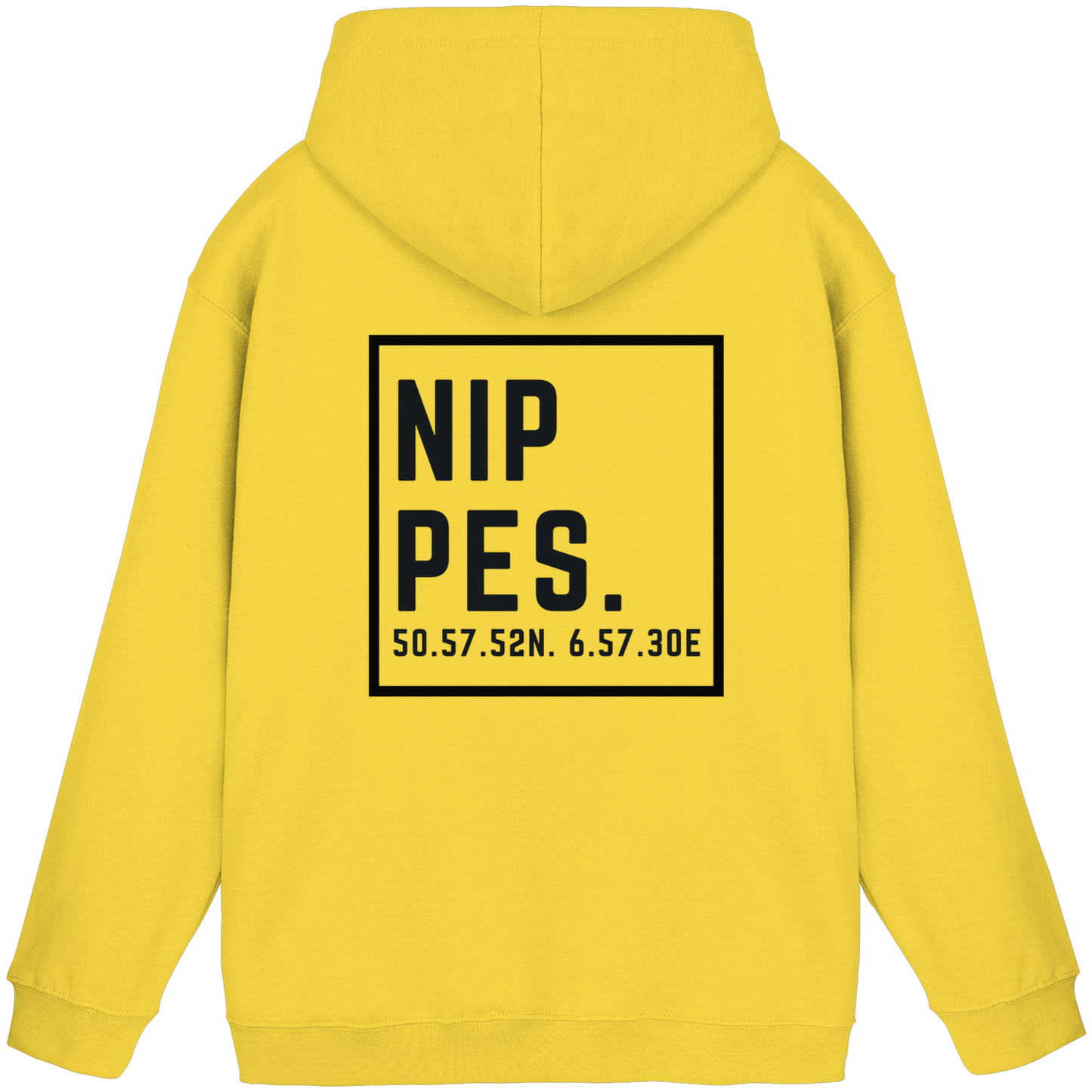 Nippes Koordinaten (großer Druck auf dem Rücken) - Basic Unisex Hoodie