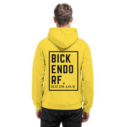 Bickendorf Koordinaten (großer Druck auf dem Rücken) - Basic Unisex Hoodie