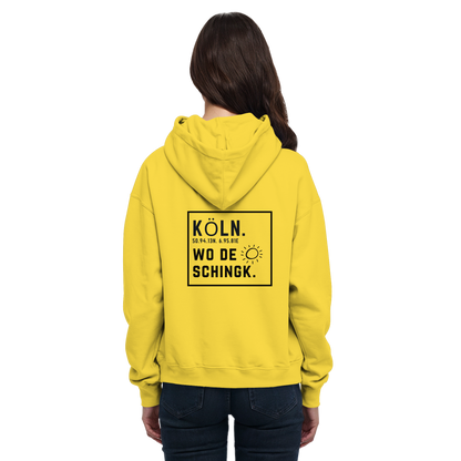 Wo de Sonn schingk - Köln Druck Rücken  - Basic Unisex Hoodie