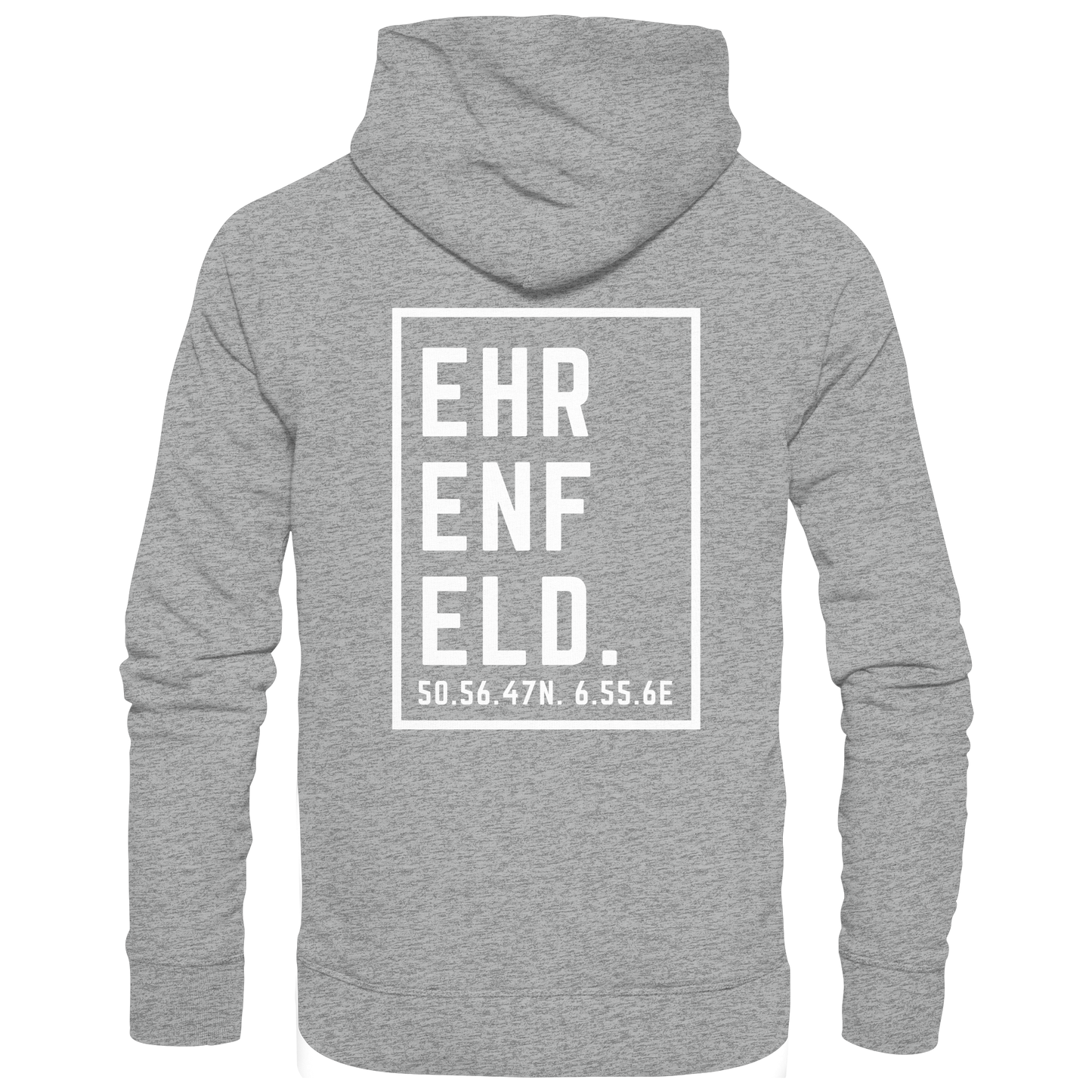 Ehrenfeld Koordinaten (großer Druck auf dem Rücken) - Basic Unisex Hoodie