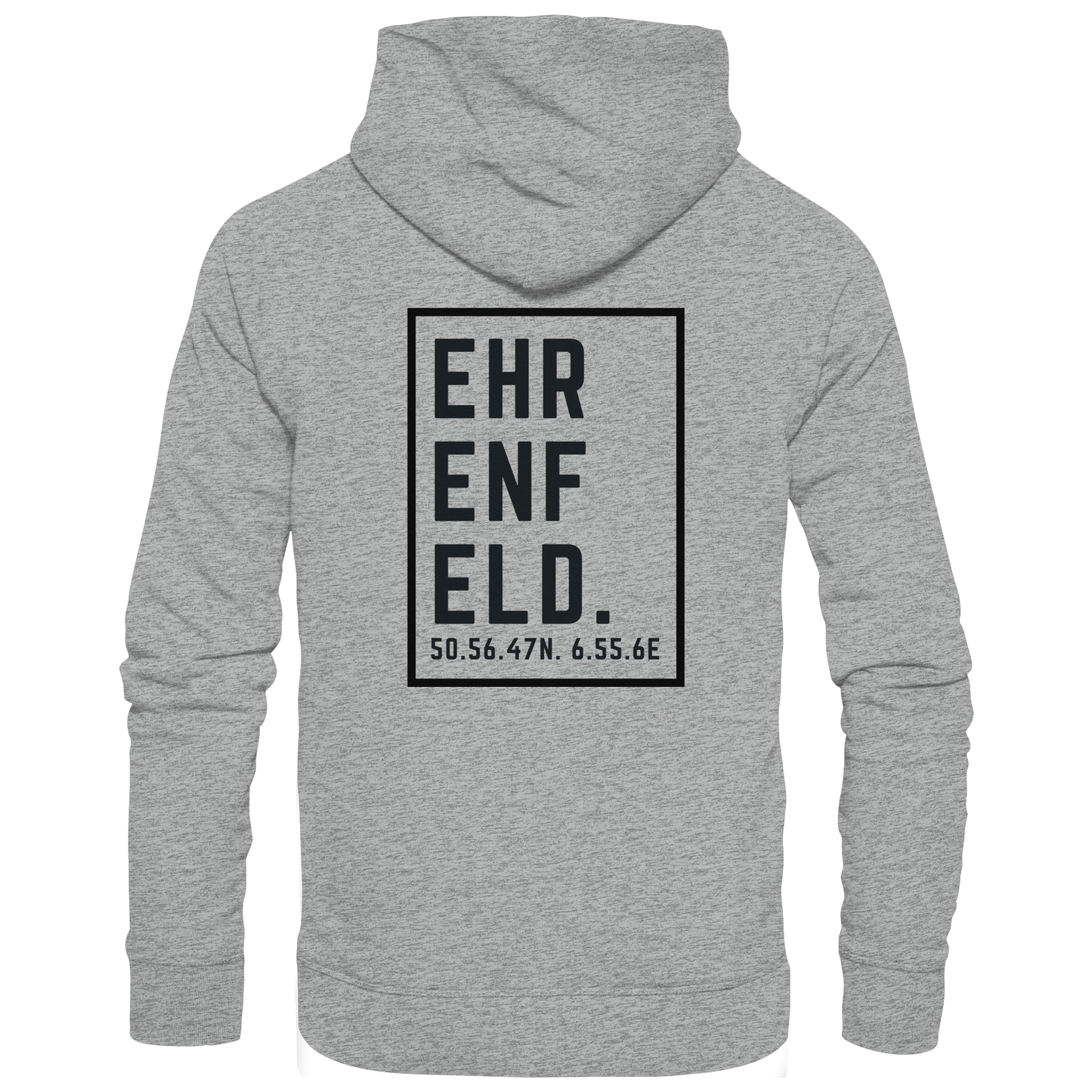 Ehrenfeld Koordinaten (großer Druck auf dem Rücken) - Basic Unisex Hoodie
