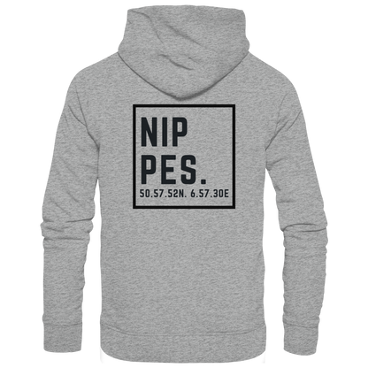 Nippes Koordinaten (großer Druck auf dem Rücken) - Basic Unisex Hoodie