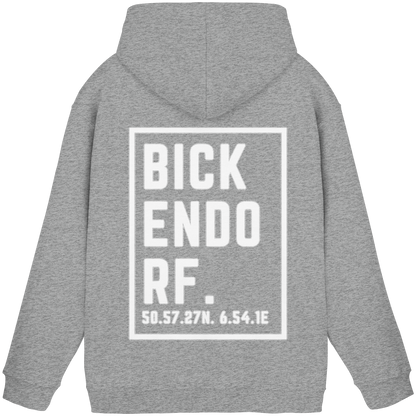 Bickendorf Koordinaten (großer Druck auf dem Rücken) - Basic Unisex Hoodie