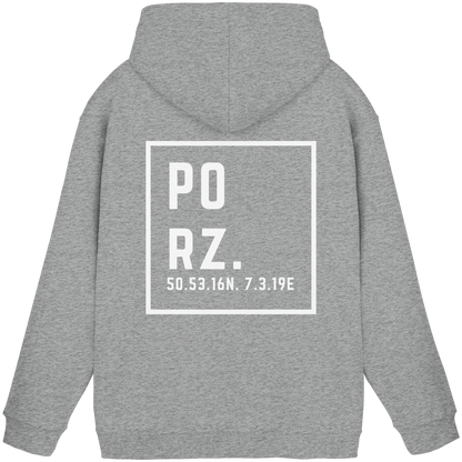Porz Koordinaten (großer Druck Rücken) - Basic Unisex Hoodie
