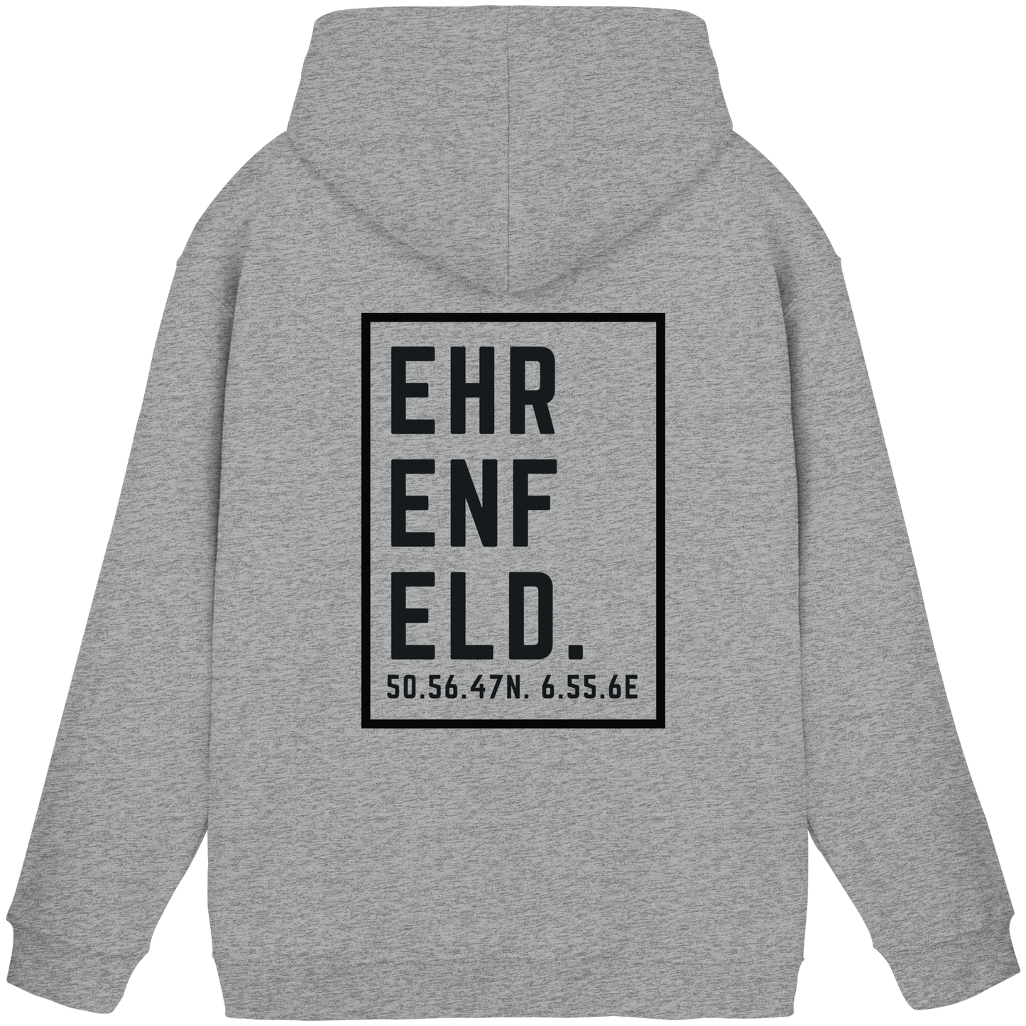 Ehrenfeld Koordinaten (großer Druck auf dem Rücken) - Basic Unisex Hoodie