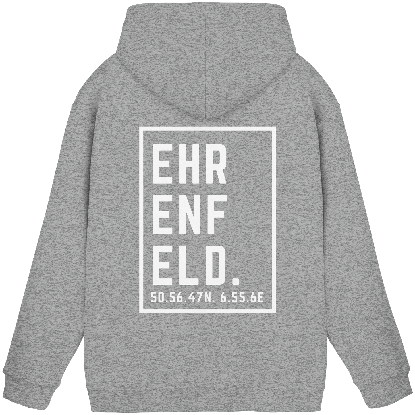 Ehrenfeld Koordinaten (großer Druck auf dem Rücken) - Basic Unisex Hoodie