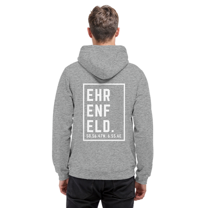 Ehrenfeld Koordinaten (großer Druck auf dem Rücken) - Basic Unisex Hoodie