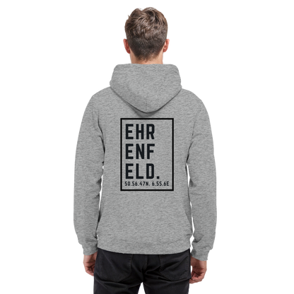 Ehrenfeld Koordinaten (großer Druck auf dem Rücken) - Basic Unisex Hoodie