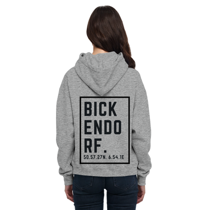 Bickendorf Koordinaten (großer Druck auf dem Rücken) - Basic Unisex Hoodie